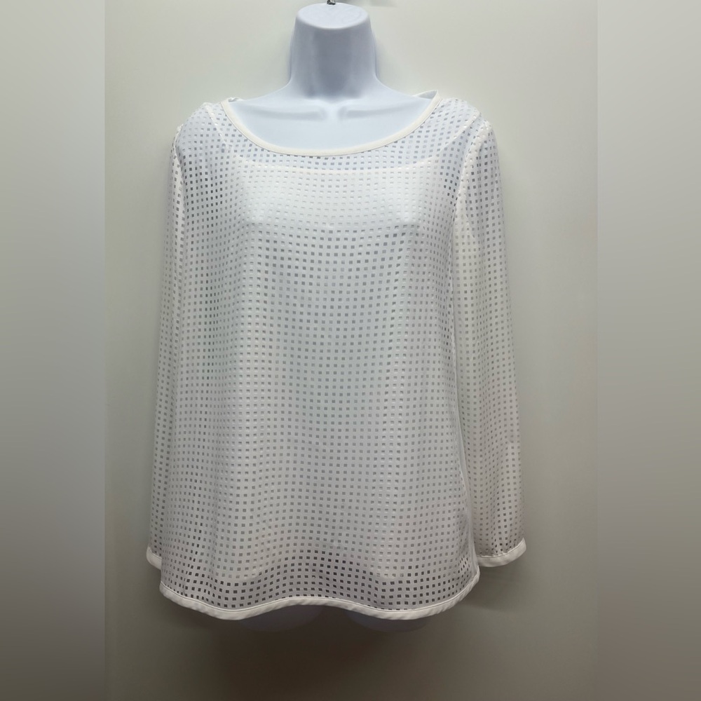 Banana Republic White Blouse Relaxed Fit